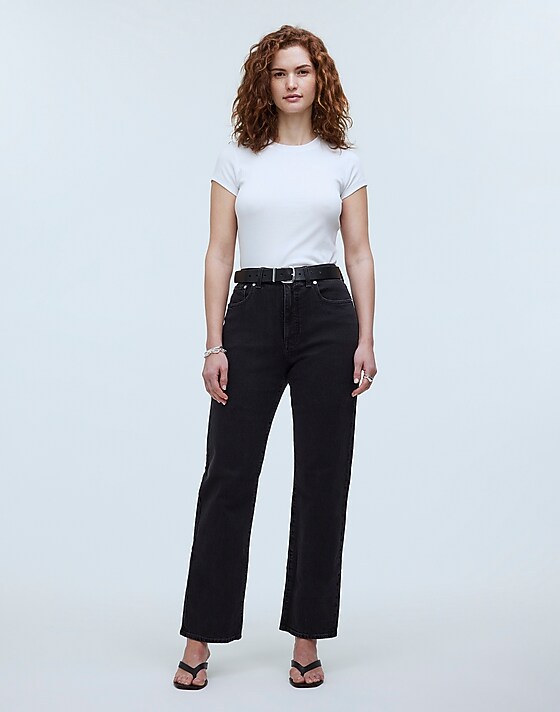 madewell The Curvy '90s Straight Jean belmere wash