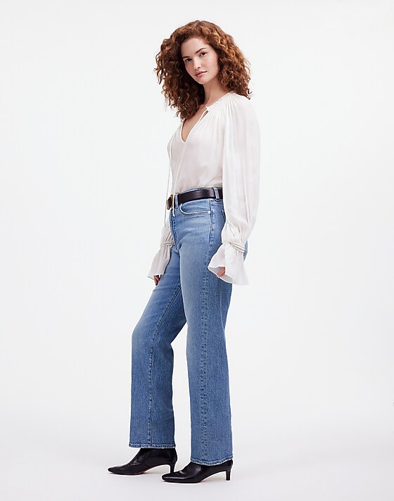 Madewell The Curvy '90s Straight Jean Rondell Wash