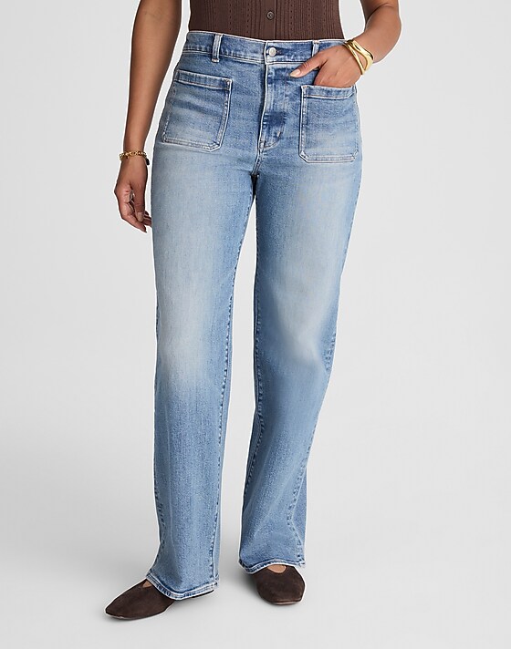 Madewell The Curvy Emmett Wide-Leg Jean Atlin Wash