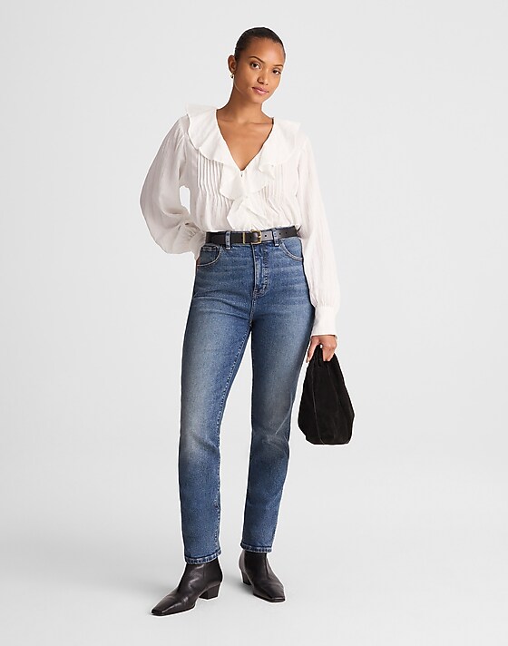 madewell The Curvy Pencil Jean concho wash