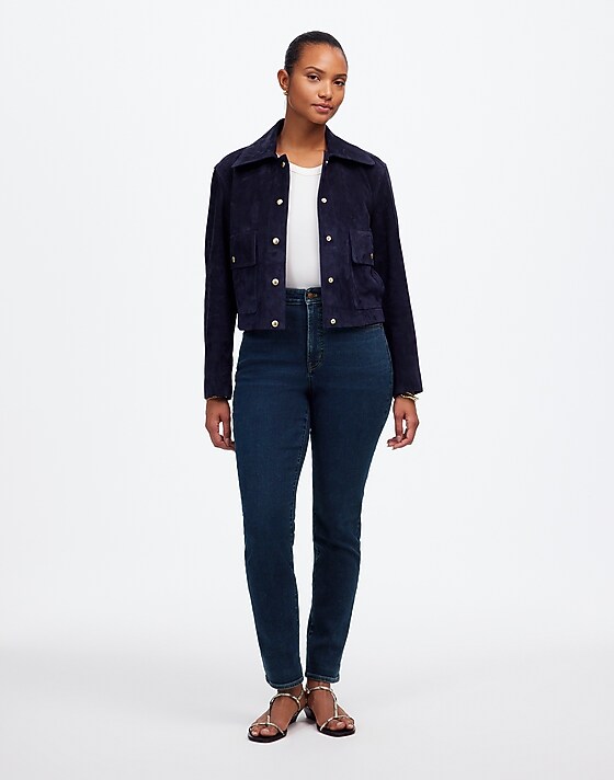 madewell The Curvy Perfect Vintage Jean larkspur