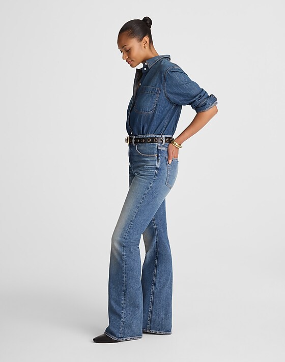 Madewell The Curvy Vintage Flare Jean Bouvier Wash