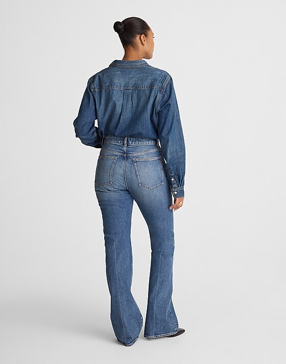 Madewell The Curvy Vintage Flare Jean Bouvier Wash