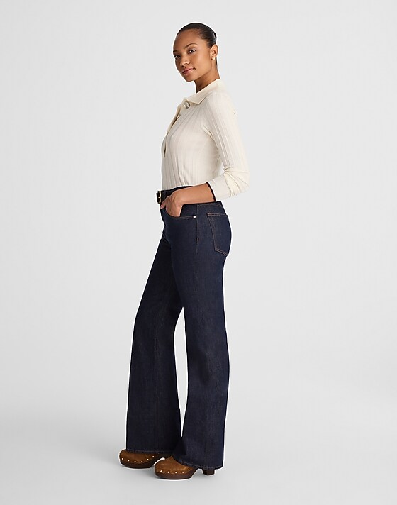 Madewell The Curvy Vintage Flare Jean Rinse Wash