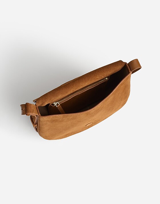 Madewell The Dakota Large Saddle Bag Aged Cognac