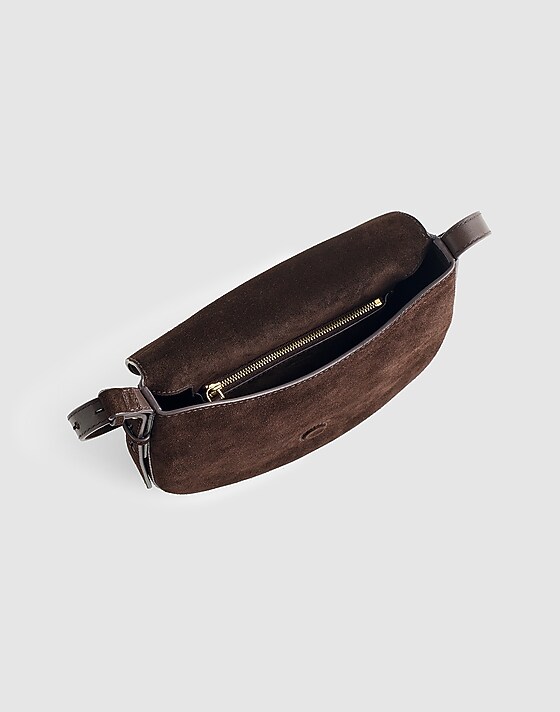 Madewell The Dakota Saddle Bag Dark Carob