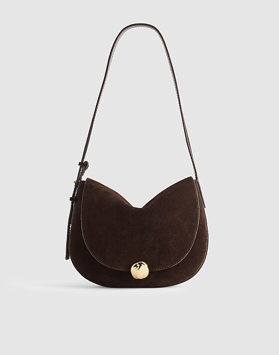 madewell The Dakota Saddle Bag dark carob