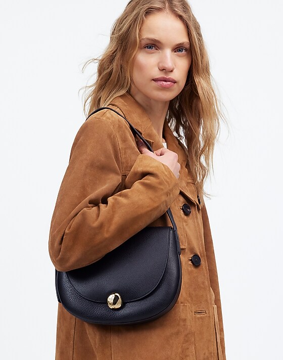 Madewell The Dakota Saddle Bag True Black