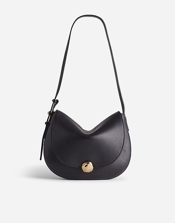madewell The Dakota Saddle Bag true black