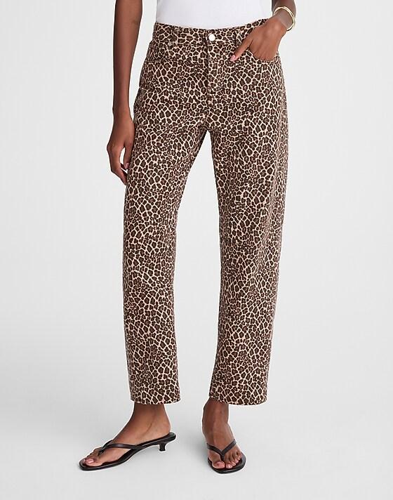 Madewell The Darted Barrel-Leg Jean Dark Mocha