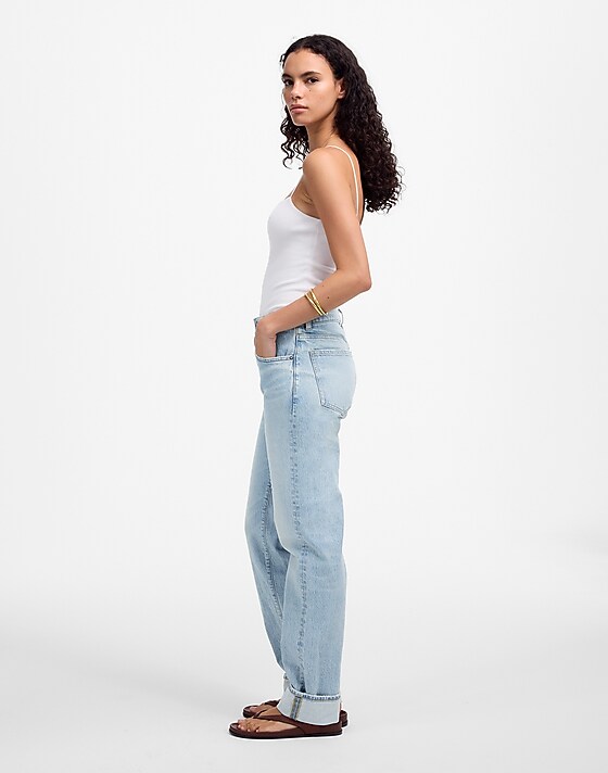 Madewell The Dean Easy Straight Jean Foster Wash