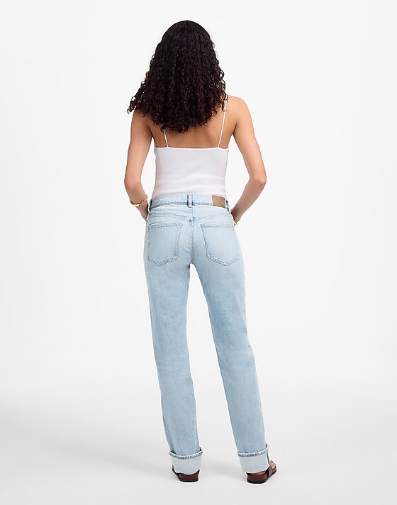 Madewell The Dean Easy Straight Jean Foster Wash