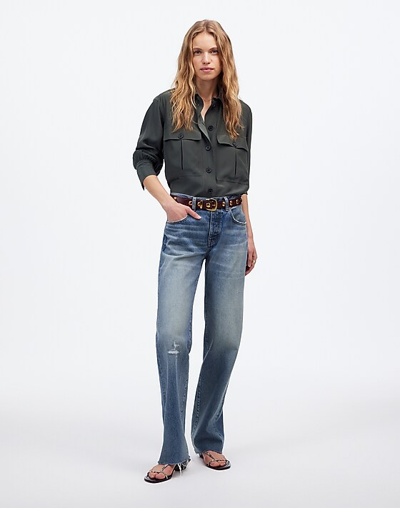 madewell The Dean Easy Straight Jean monessen wash