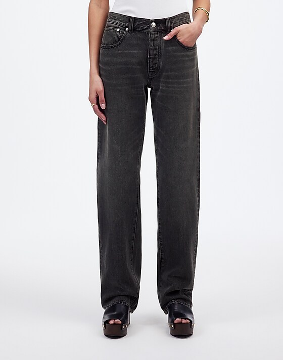 Madewell The Dean Easy Straight Jean Ripley Wash
