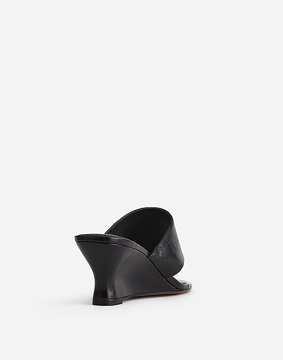 Madewell The Deanna Thong Wedge Sandal True Black