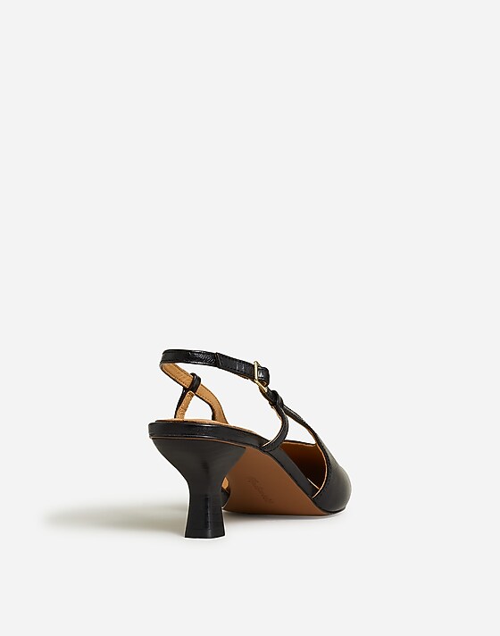 Madewell The Debbie Slingback Pump True Black