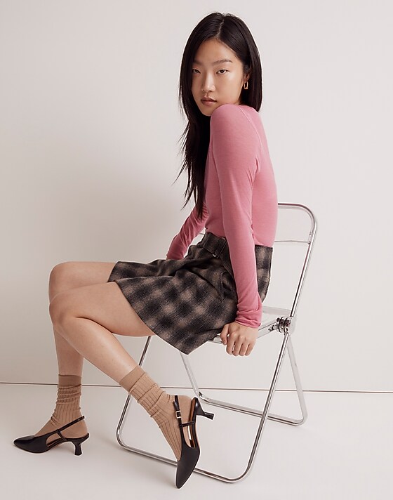 Madewell The Debbie Slingback Pump True Black