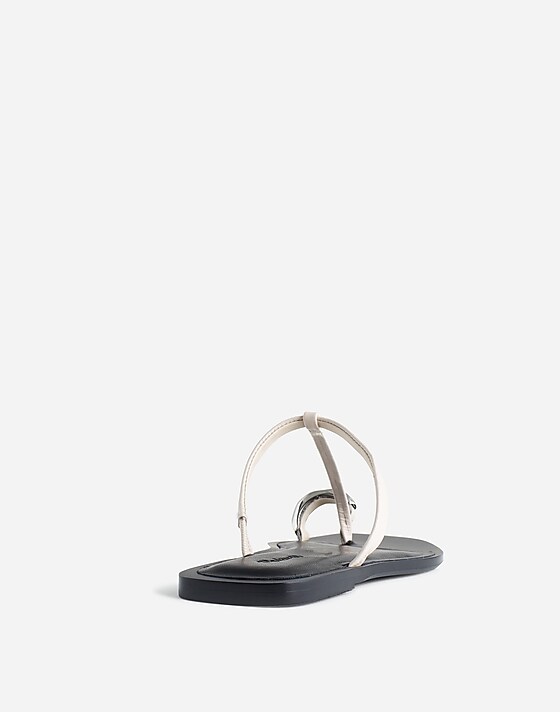 Madewell The Dessa Toe Ring Sandal Ivory