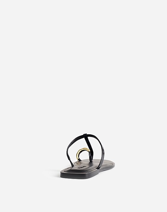 Madewell The Dessa Toe Ring Sandal True Black