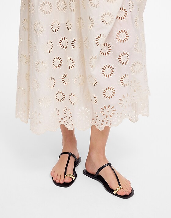 Madewell The Dessa Toe Ring Sandal True Black