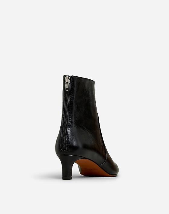 Madewell The Dimes Kitten-Heel Boot True Black