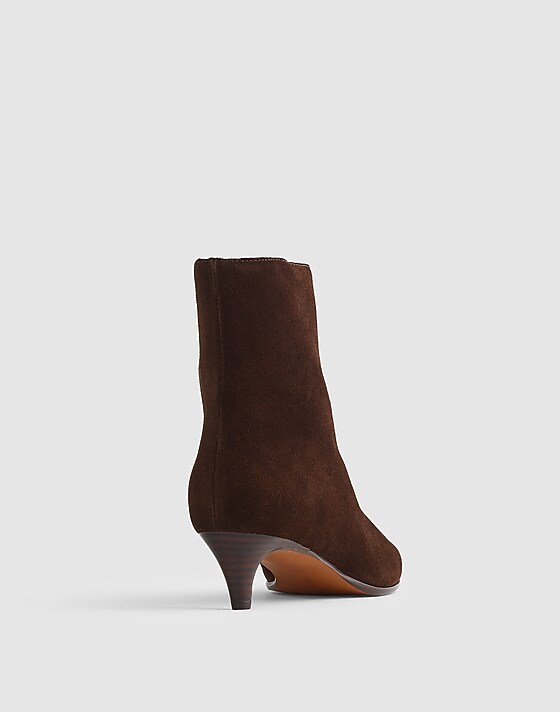Madewell The Emilie Ankle Boot Dark Carob