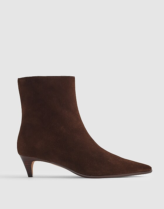 madewell The Emilie Ankle Boot dark carob