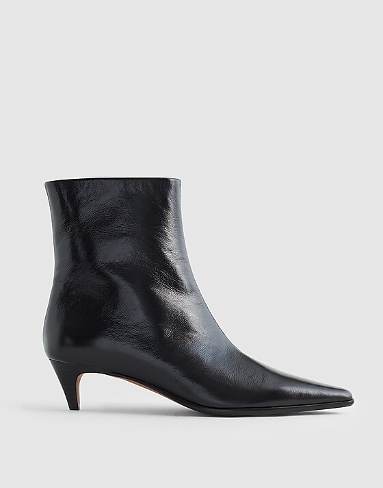 madewell The Emilie Ankle Boot true black