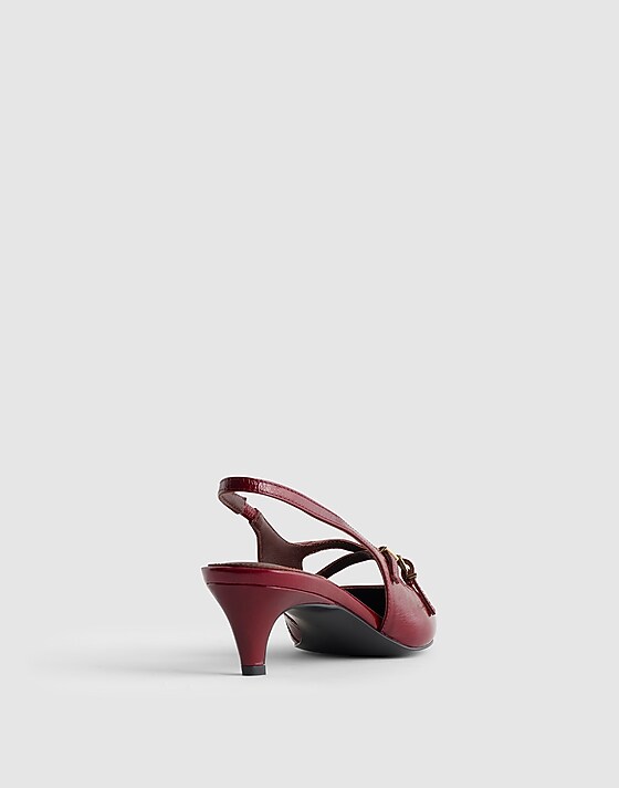 Madewell The Emilie Slingback Pump Cabernet