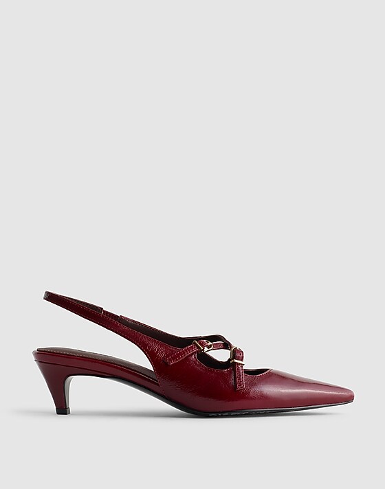 madewell The Emilie Slingback Pump cabernet
