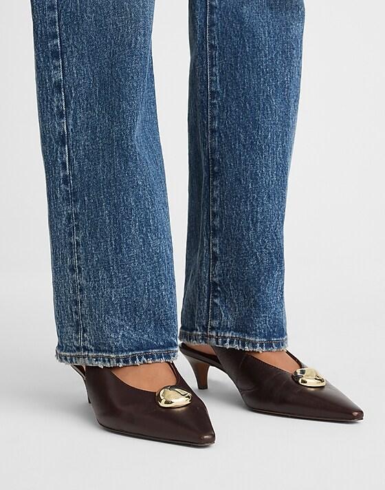 Madewell The Emilie Slingback Pump Coffee Bean