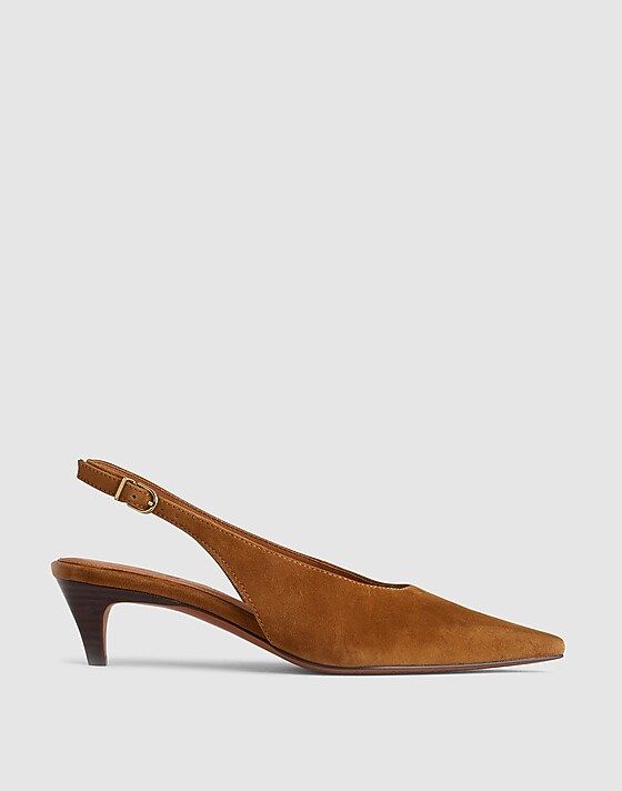 madewell The Emilie Slingback Pump russet