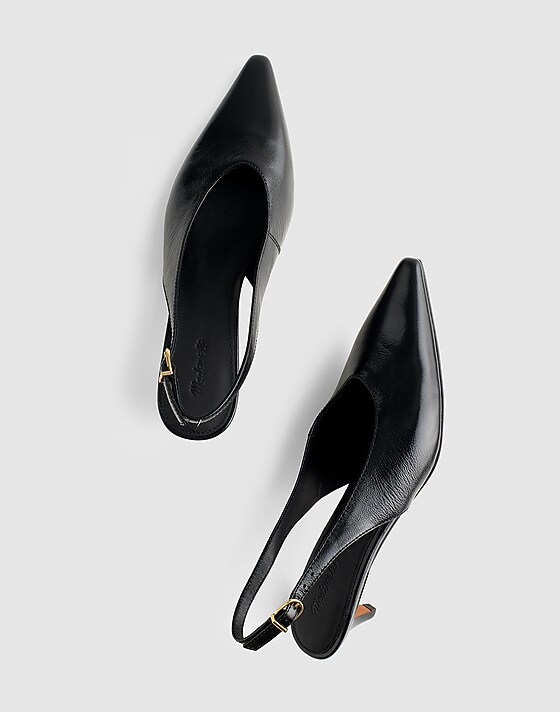 Madewell The Emilie Slingback Pump True Black