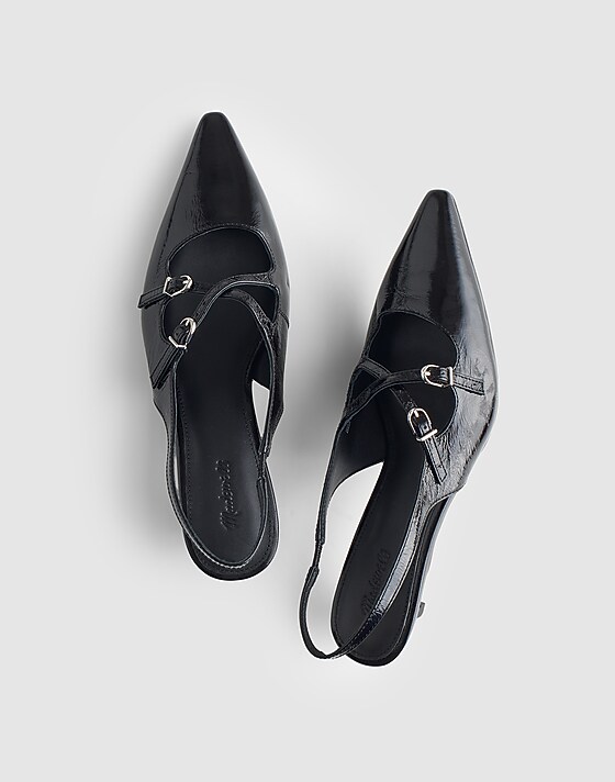 Madewell The Emilie Slingback Pump True Black