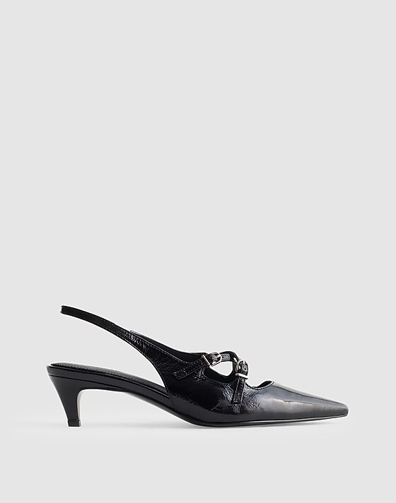 madewell The Emilie Slingback Pump true black
