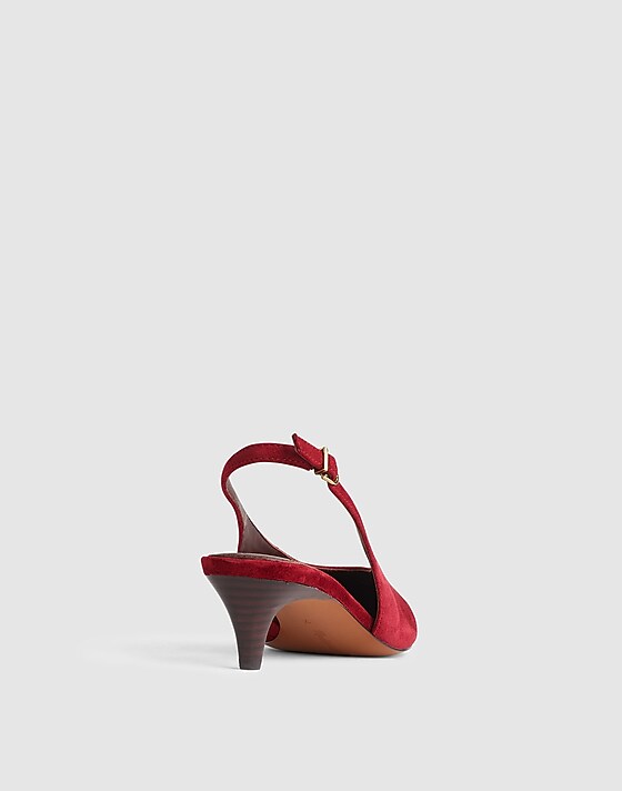 Madewell The Emilie Slingback Pump Wild Cranberry