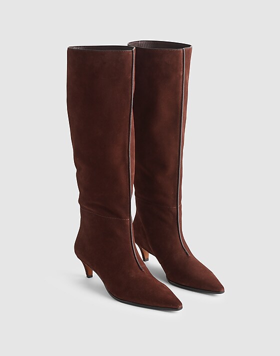 Madewell The Emilie Tall Boot Chocolate Raisin