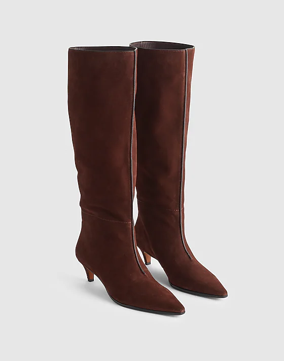 Madewell The Emilie Tall Boot Chocolate Raisin