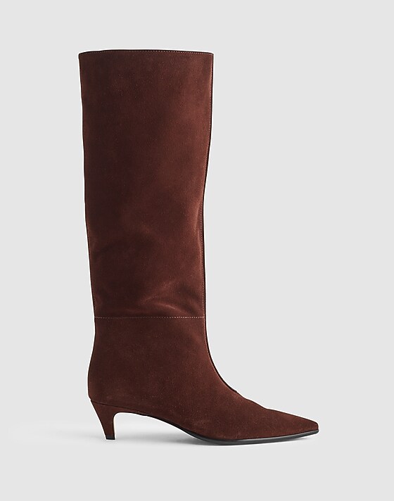 madewell The Emilie Tall Boot chocolate raisin