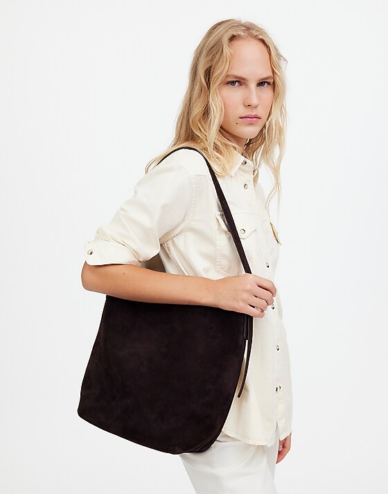 Madewell The Essential Bucket Tote Dark Carob
