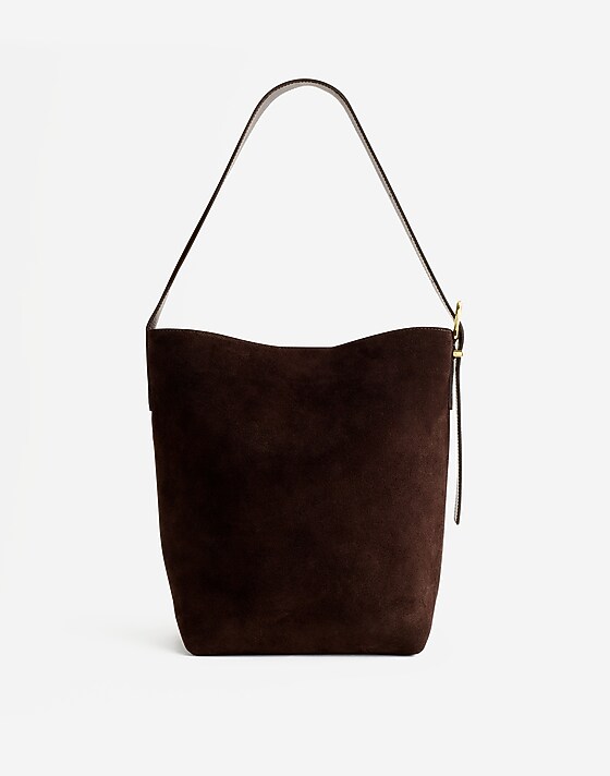 madewell The Essential Bucket Tote dark carob