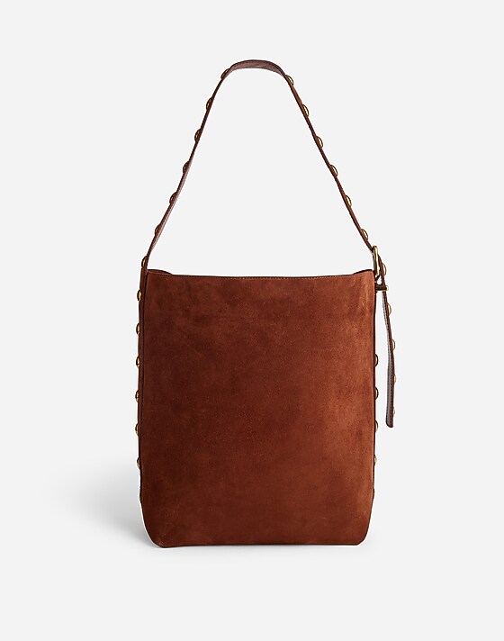 madewell The Essential Bucket Tote soft mahogany