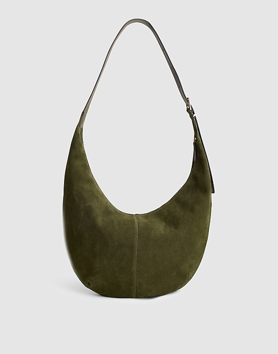 madewell The Essential Curve Shoulder Bag loden