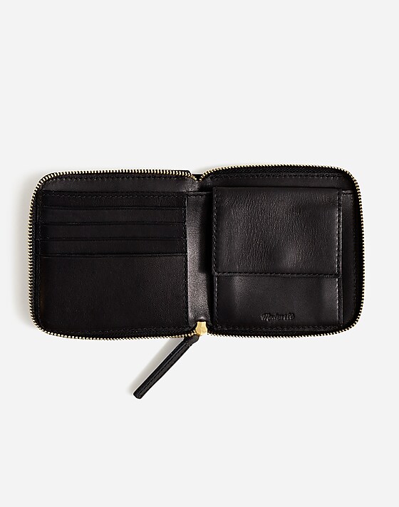 Madewell The Essential Zip Wallet True Black