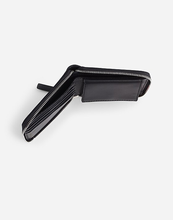 Madewell The Essential Zip Wallet True Black Multi