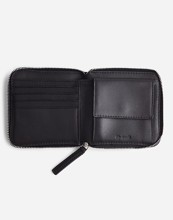 Madewell The Essential Zip Wallet True Black Multi