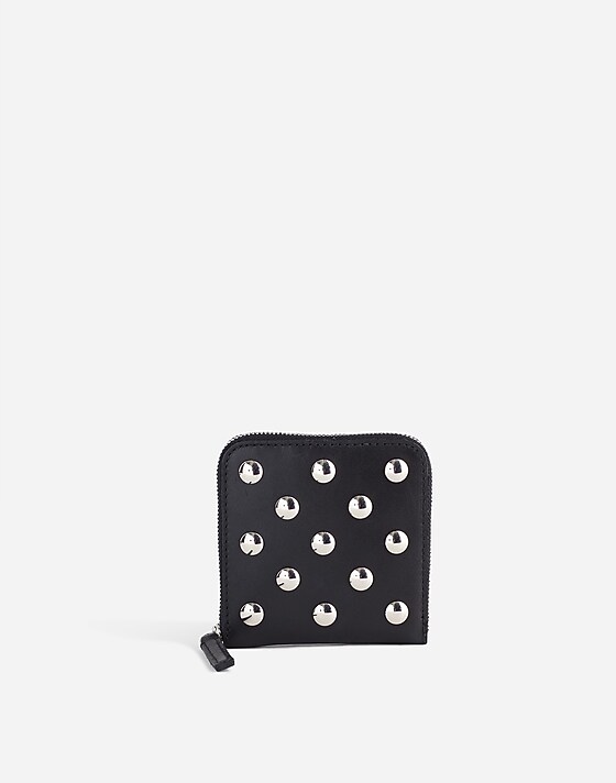 madewell The Essential Zip Wallet true black multi