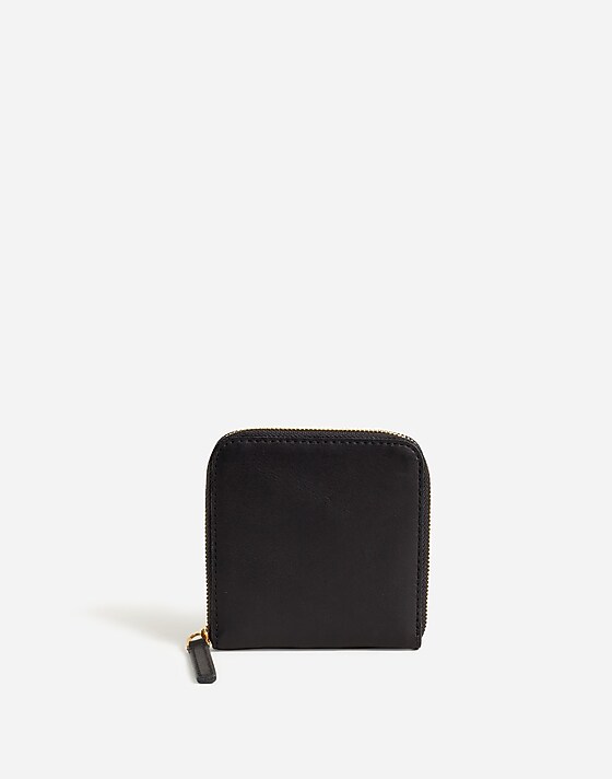 madewell The Essential Zip Wallet true black
