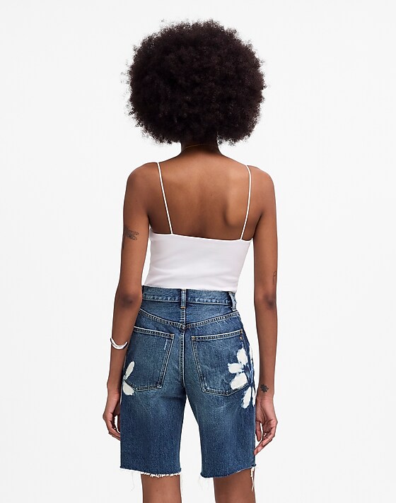 Madewell The Essex Long Baggy Short Shibori Wash