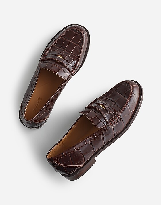 Madewell The Grayson Penny Loafer Chocolate Raisin